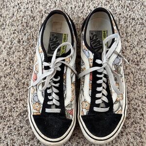 Vans Multicolor Floral Sneakers with Black Details
